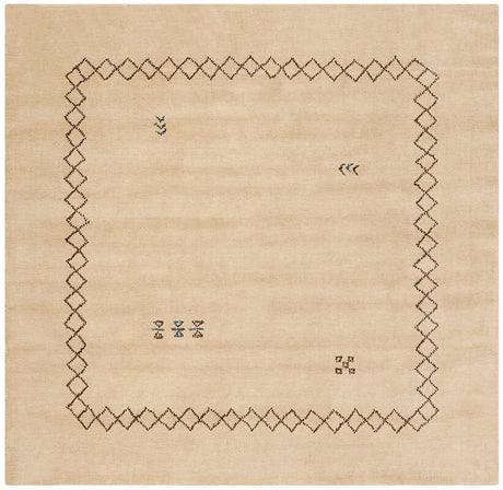 Safavieh Himalaya Him589A Beige / Multi Rugs - Safavieh - him589a - 6sq