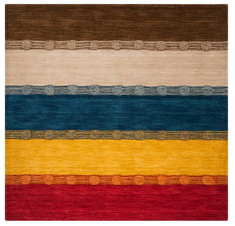 Safavieh Himalaya Him591B Beige / Multi Rugs - Safavieh - him591b - 6sq