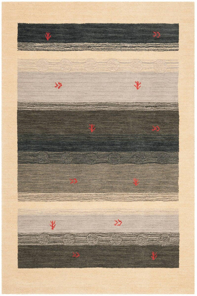 Safavieh Himalaya Him592A Cream / Blue Rugs - Safavieh - him592a - 3