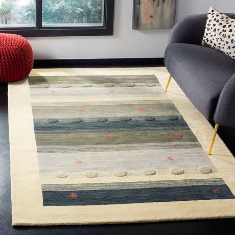 Safavieh Himalaya Him592A Cream / Blue Rugs - Safavieh - him592a - 3