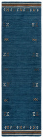 Safavieh Himalaya 2'-3" x 8'-0" Rug in Blue / Rust