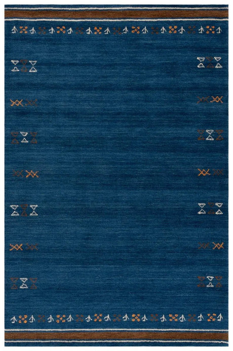 Safavieh Himalaya 5'-0" x 8'-0" Rug in Blue / Rust