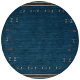 Safavieh Himalaya 6'-0" x 6'-0" Rug in Blue / Rust