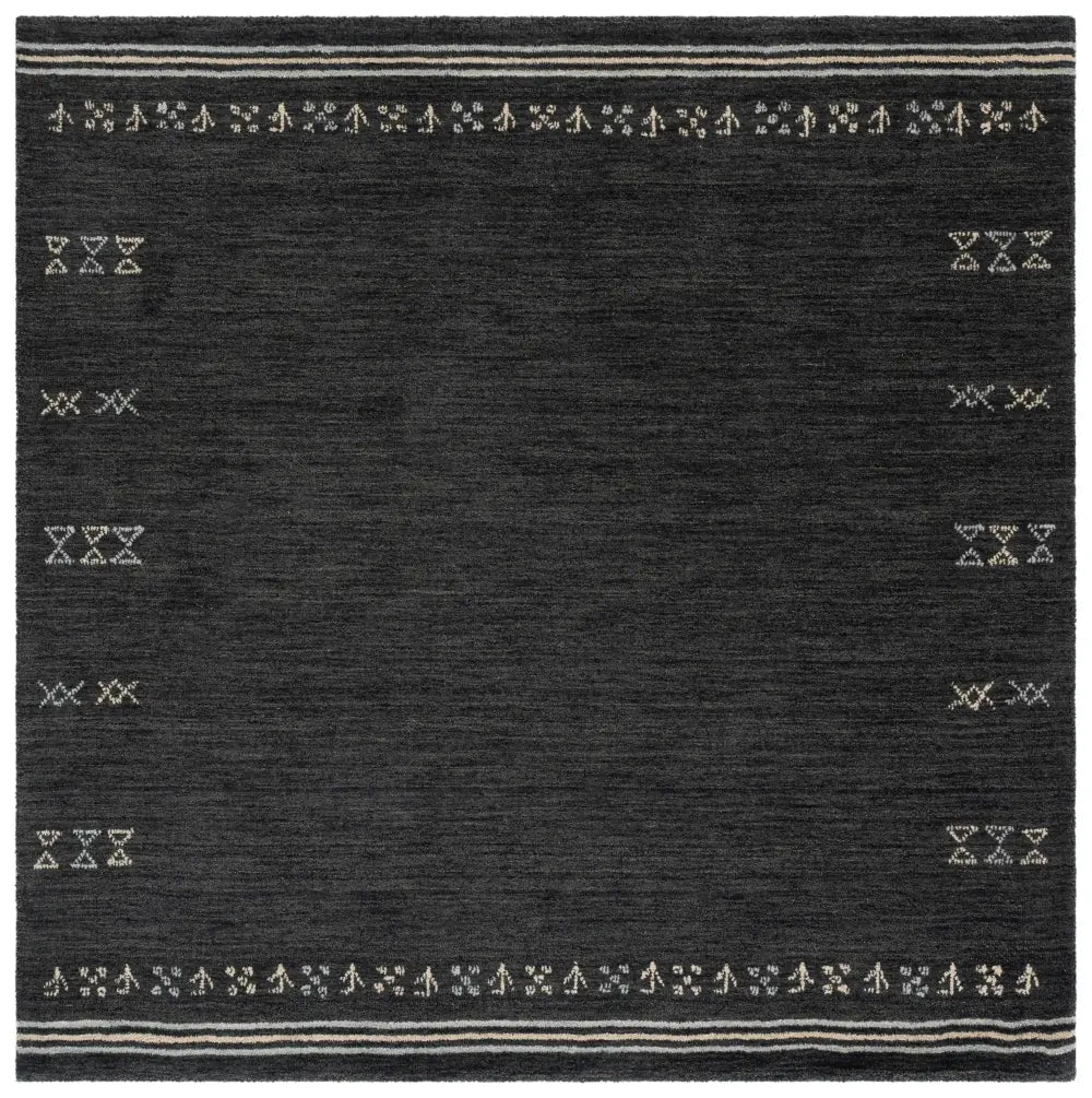 Safavieh Himalaya 6'-0" x 6'-0" Rug in Charcoal
