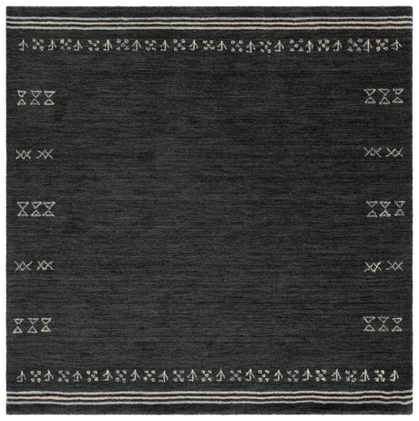 Safavieh Himalaya 6'-0" x 6'-0" Rug in Charcoal