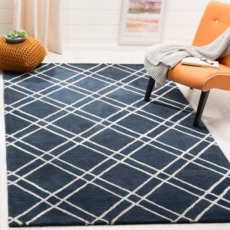 Safavieh Himalaya Him901N Navy/Silver Rug - Safavieh - him901n - 2