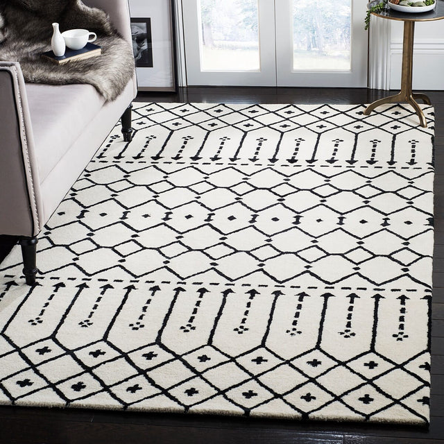 Safavieh Himalaya Him903A Ivory/Black Rug - Safavieh - him903a - 3