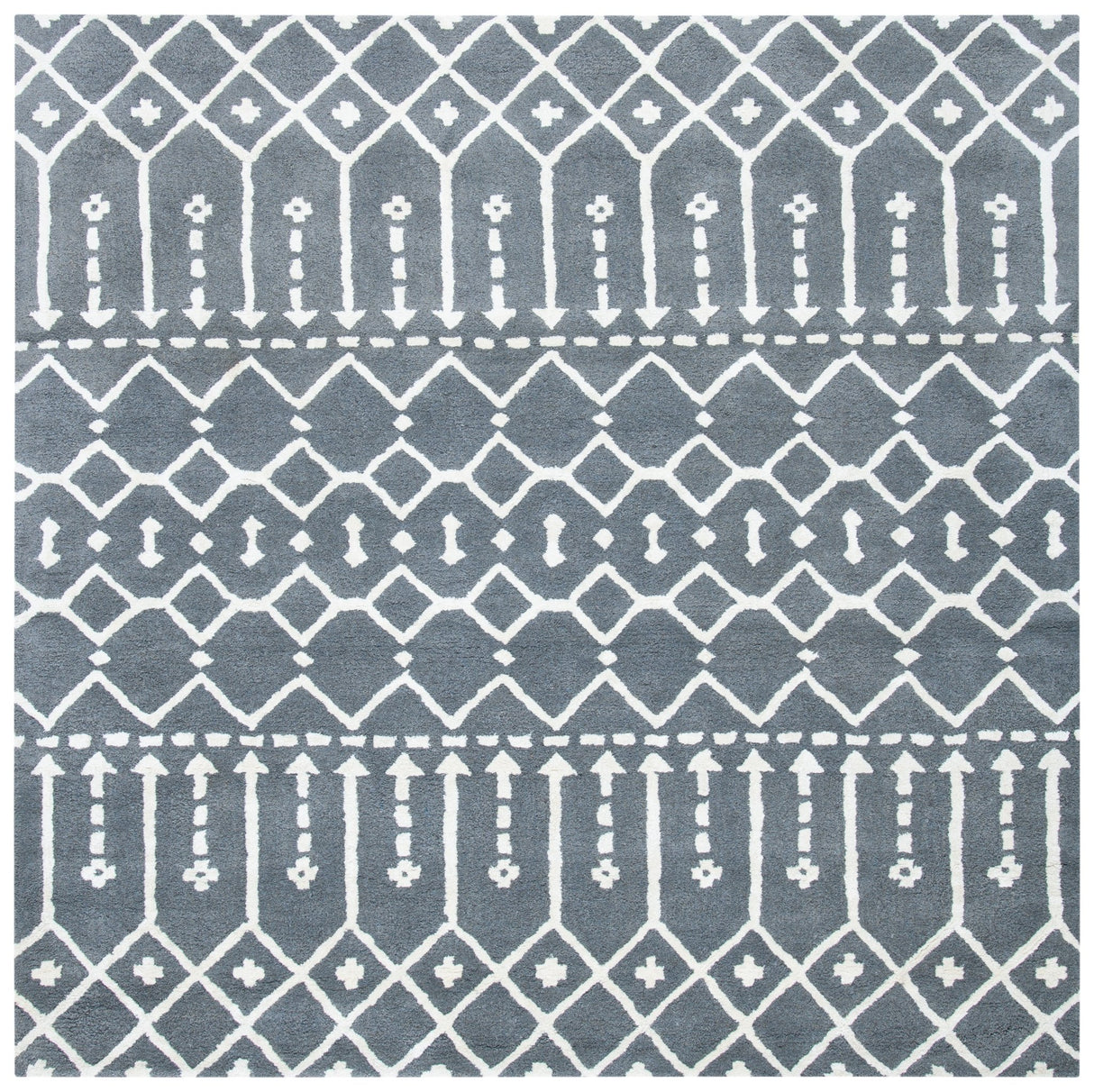 Safavieh Himalaya Him903D Grey/Ivory Rugs - Safavieh - him903d - 6sq