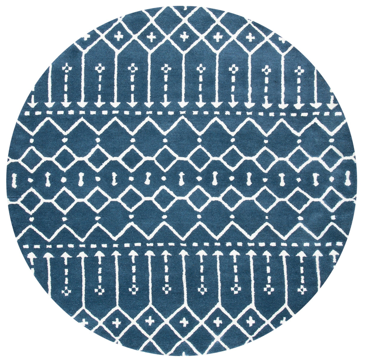 Safavieh Himalaya Him903M Navy/Ivory Rug - Safavieh - him903m - 6r