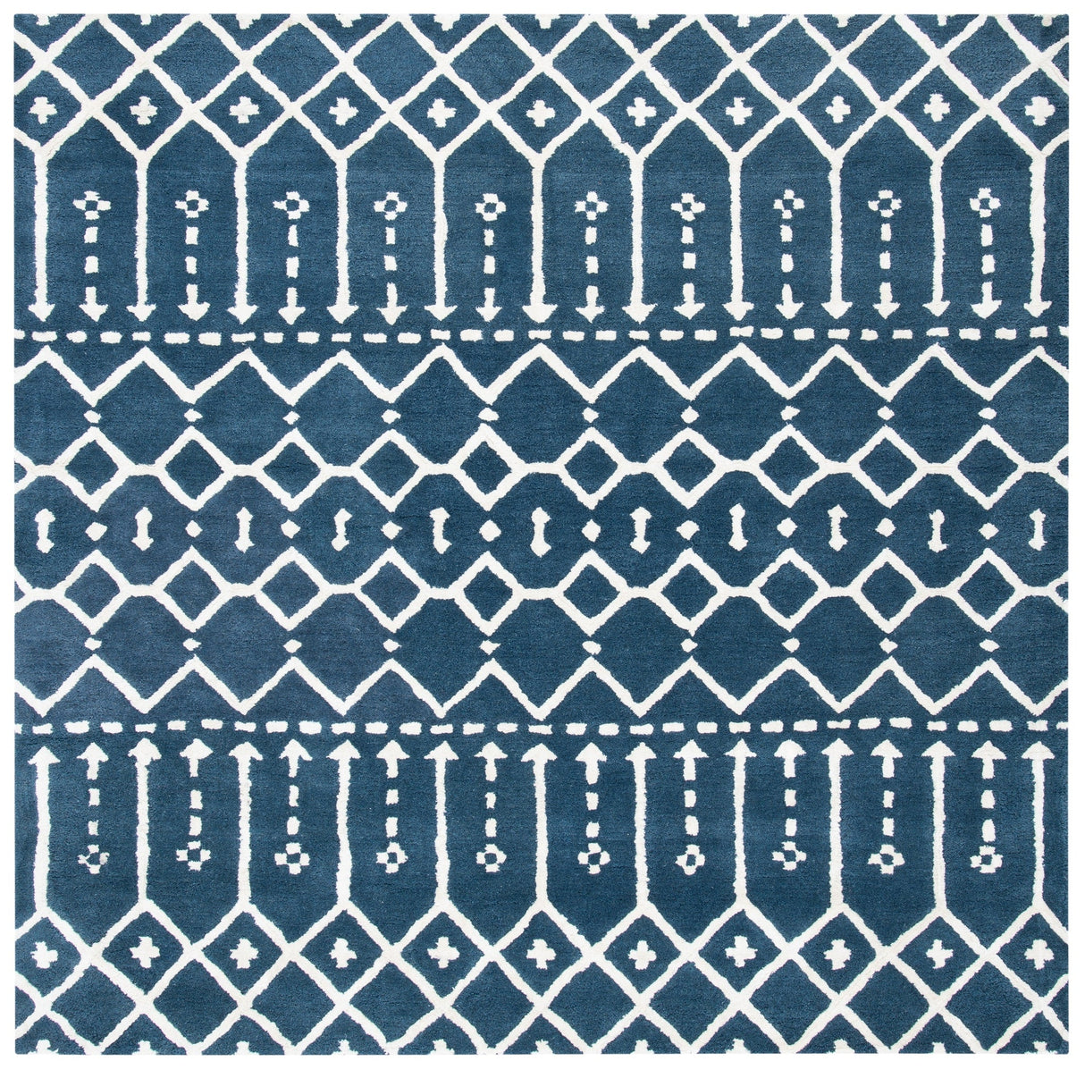 Safavieh Himalaya Him903M Navy/Ivory Rug - Safavieh - him903m - 6sq