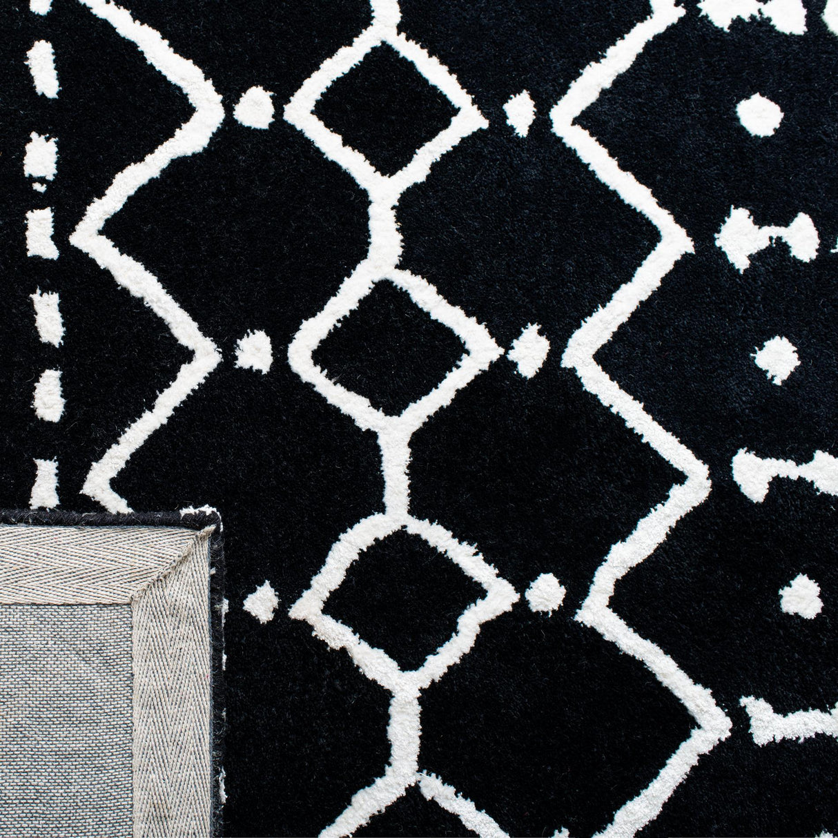 Safavieh Himalaya Him903Z Black/Ivory Rugs - Safavieh - him903z - 6r
