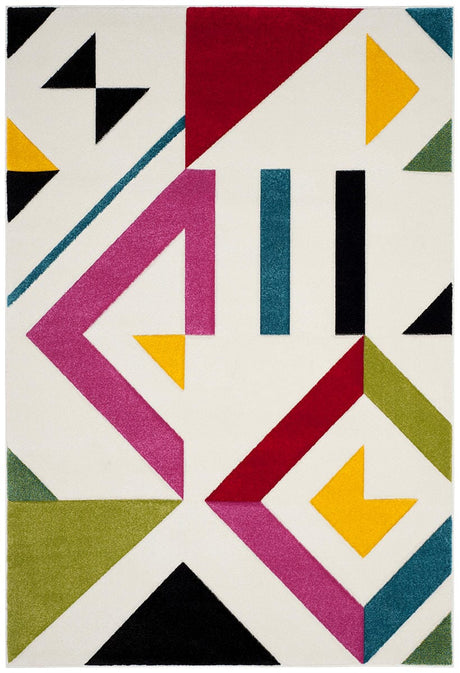 Safavieh Hollywood Hlw700A Ivory / Rose Rugs - Safavieh - hlw700a - 3