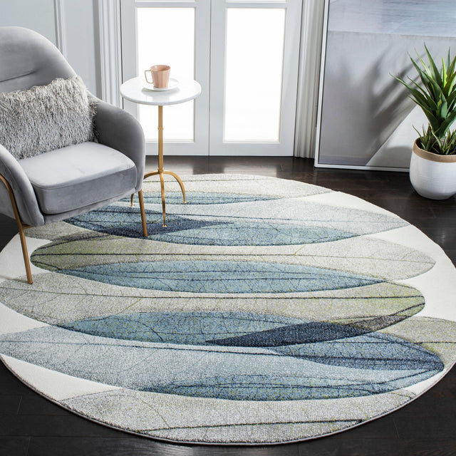 Safavieh Hollywood Hlw703A Ivory/Blue Rugs - Safavieh - hlw703a - 7r