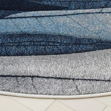 Safavieh Hollywood 6'-7" x 6'-7" Rug in Ivory / Blue