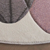 Safavieh Hollywood 6'-7" x 6'-7" Rug in Ivory / Purple
