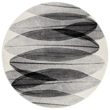 Safavieh Hollywood 6'-7" x 6'-7" Rug in Ivory / Grey