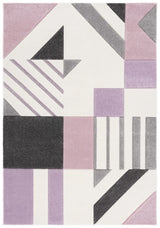 Safavieh Hollywood 4'-0" x 6'-0" Rug in Ivory / Purple