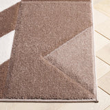 Safavieh Hollywood 4'-0" x 6'-0" Rug in Ivory / Brown