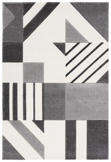 Safavieh Hollywood 4'-0" x 6'-0" Rug in Ivory / Grey