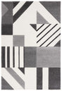 Safavieh Hollywood 4'-0" x 6'-0" Rug in Ivory / Grey