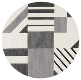 Safavieh Hollywood 6'-7" x 6'-7" Rug in Ivory / Grey