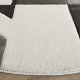 Safavieh Hollywood 6'-7" x 6'-7" Rug in Ivory / Grey