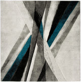 Safavieh Hollywood Hlw710D Grey/Teal Rug - Safavieh - hlw710d - 4sq