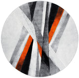 Safavieh Hollywood Hlw710P Grey/Orange Rugs - Safavieh - hlw710p - 7r