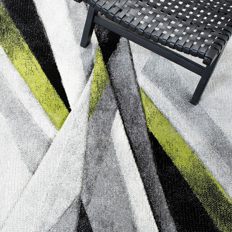 Safavieh Hollywood Hlw710Y Grey/Green Rugs - Safavieh - hlw710y - 7r