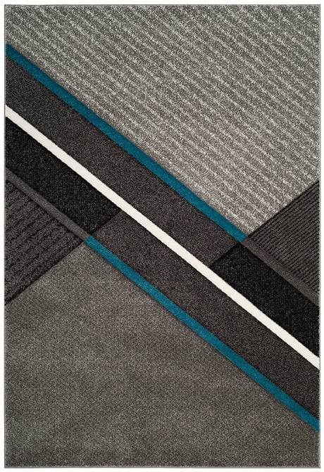 Safavieh Hollywood Hlw711D Grey / Teal Rugs - Safavieh - hlw711d - 7r