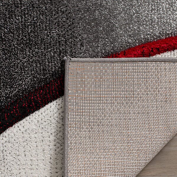 Safavieh Hollywood Hlw712K Grey/Red Rug - Safavieh - hlw712k - 3