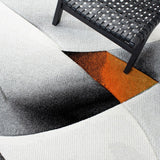 Safavieh Hollywood Hlw713P Grey/Orange Rugs - Safavieh - hlw713p - 7r