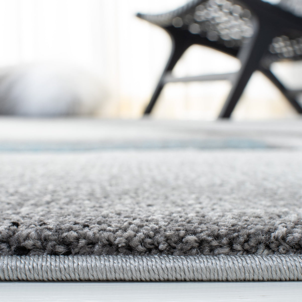 Safavieh Hollywood Hlw716M Grey/Blue Rugs - Safavieh - hlw716m - 7r