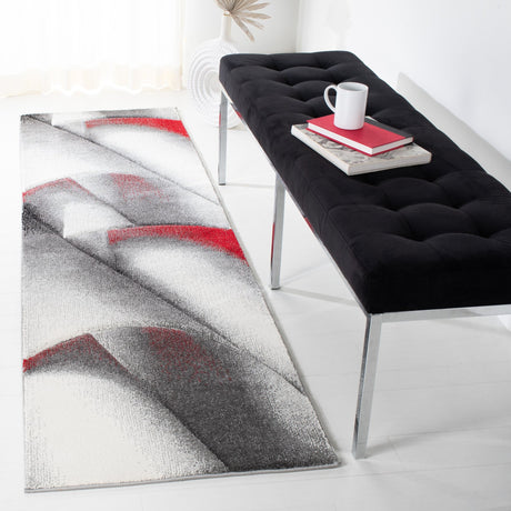 Safavieh Hollywood Hlw716Q Grey/Red Rugs - Safavieh - hlw716q - 7r