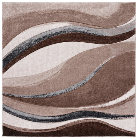 Safavieh Hollywood Hlw718P Brown/Ivory Rug - Safavieh - hlw718p - 7r