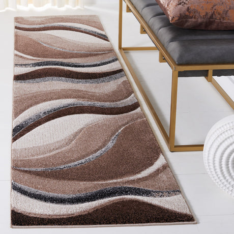 Safavieh Hollywood Hlw718P Brown/Ivory Rug - Safavieh - hlw718p - 7r