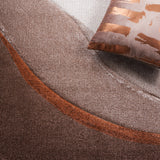 Safavieh Hollywood Hlw766B Beige/Brown Rug - Safavieh - hlw766b - 7r