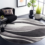 Safavieh Hollywood Hlw766G Grey/Ivory Rug - Safavieh - hlw766g - 7r