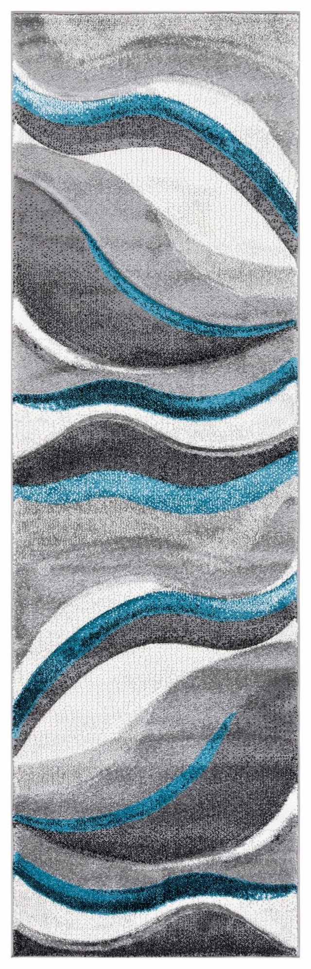 Safavieh Hollywood Hlw766M Grey/Turquoise Rug - Safavieh - hlw766m - 3