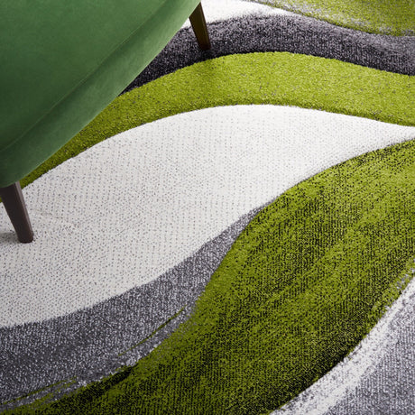Safavieh Hollywood Hlw766Y Grey/Green Rug - Safavieh - hlw766y - 7r