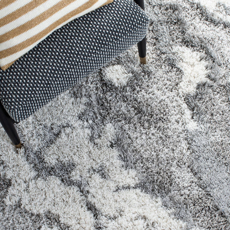 Safavieh Horizon Shag Hzn890F Grey/Ivory Rug - Safavieh - hzn890f - 3r