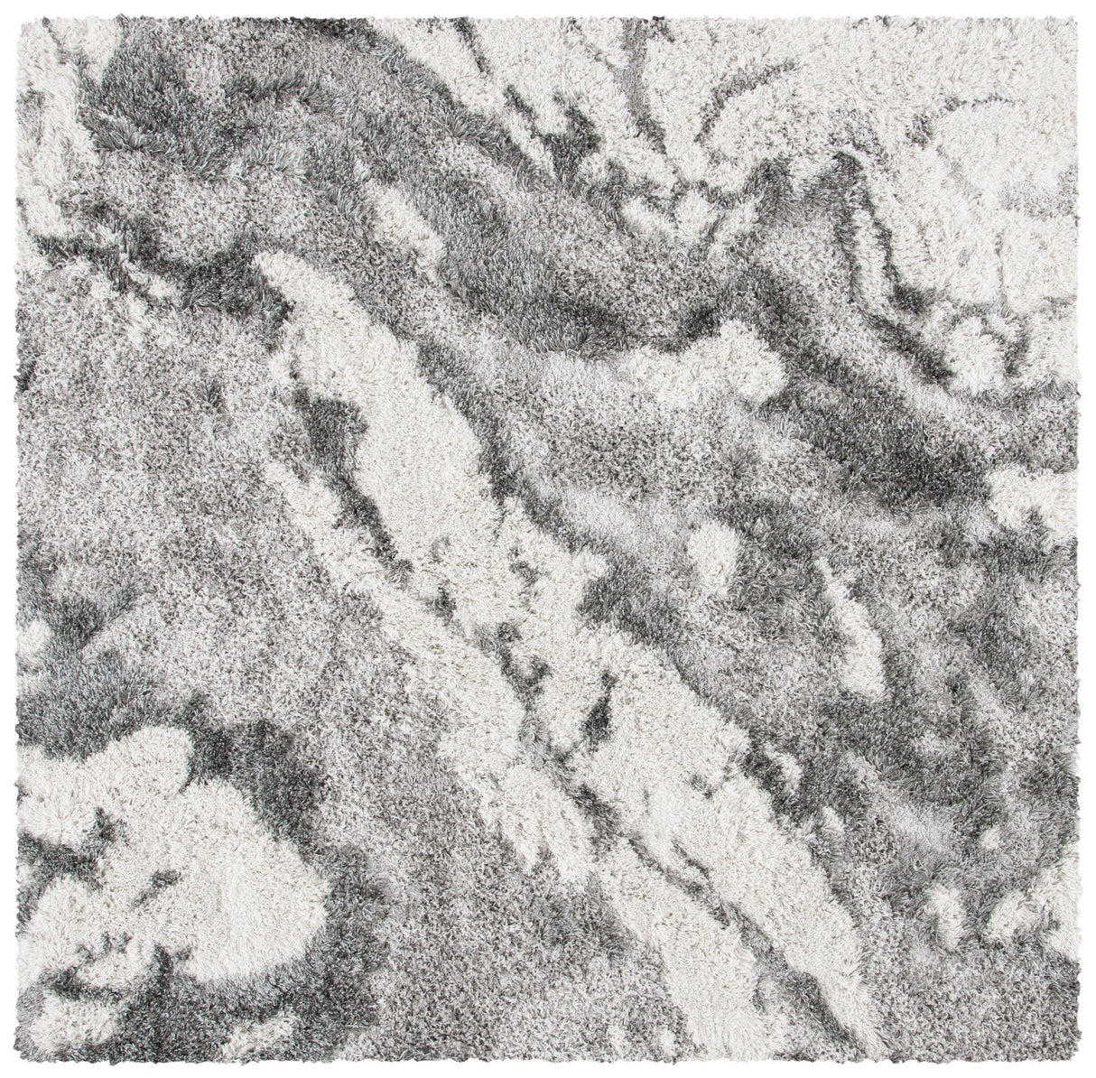 Safavieh Horizon Shag Hzn890F Grey/Ivory Rug - Safavieh - hzn890f - 3sq