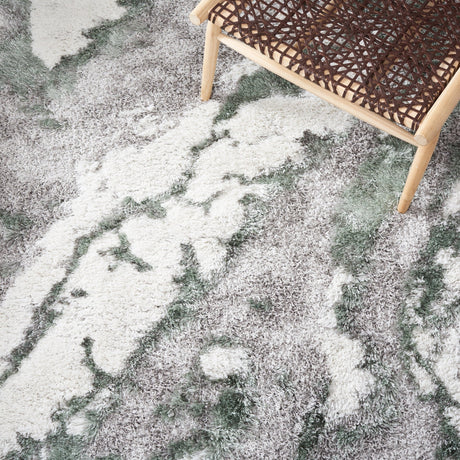 Safavieh Horizon Shag Hzn890Y Grey/Green Rugs - Safavieh - hzn890y - 7r