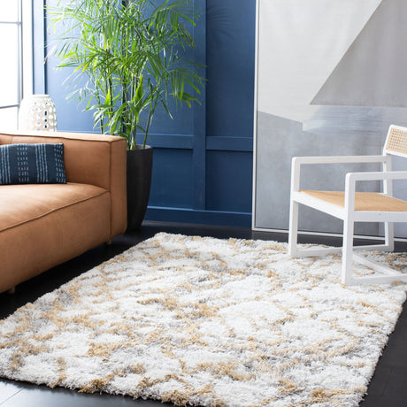 Safavieh Horizon Shag Hzn894D Ivory/Gold Rugs - Safavieh - hzn894d - 3