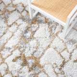 Safavieh Horizon Shag Hzn894D Ivory/Gold Rugs - Safavieh - hzn894d - 7r