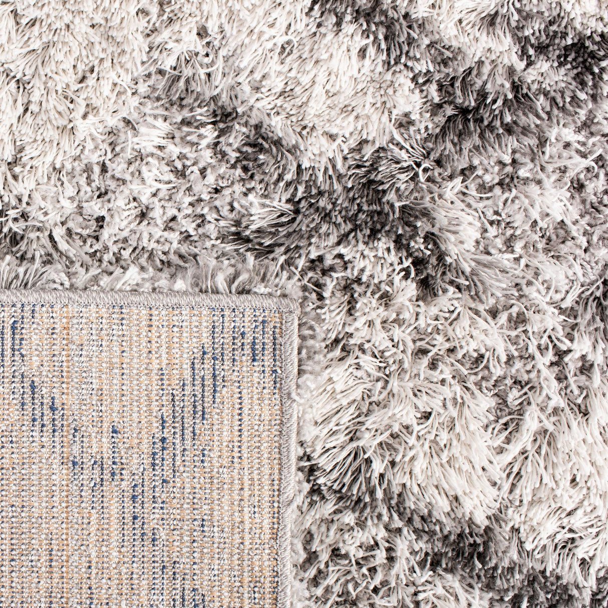 Safavieh Horizon Shag Hzn894F Grey/Ivory Rug - Safavieh - hzn894f - 3r