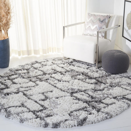 Safavieh Horizon Shag Hzn894F Grey/Ivory Rug - Safavieh - hzn894f - 3r