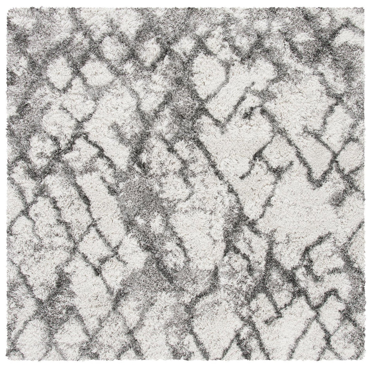 Safavieh Horizon Shag Hzn894F Grey/Ivory Rug - Safavieh - hzn894f - 3sq