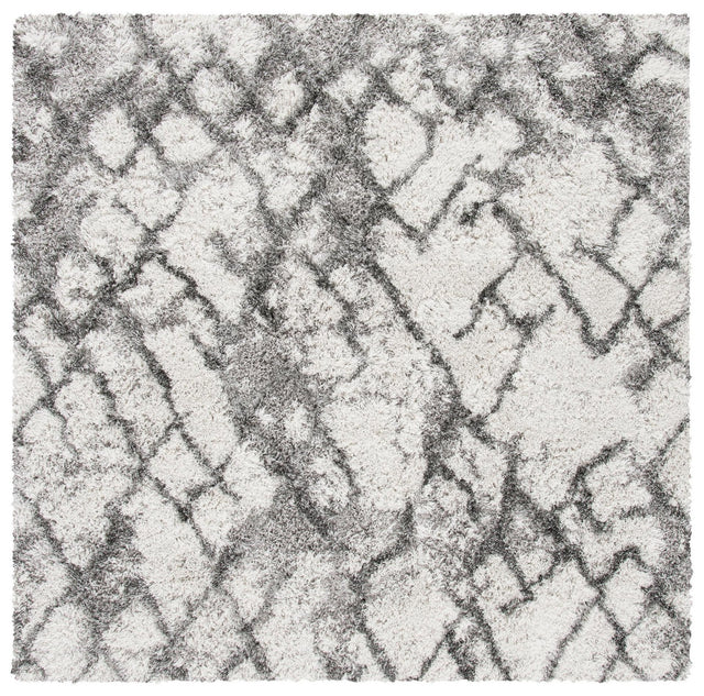 Safavieh Horizon Shag Hzn894F Grey/Ivory Rug - Safavieh - hzn894f - 3sq
