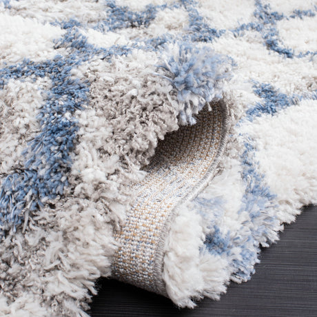Safavieh Horizon Shag Hzn894M Ivory/Blue Rugs - Safavieh - hzn894m - 7r